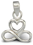 ORIENTAL Silver pendant Infinite Love (Ag 925/1000, ) - Charm