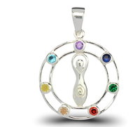 ORIENTAL Silver pendant Chakra harmony (Ag 925/1000, ) - Charm