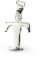 ORIENTAL Silver pendant Letter "T" (Ag 925/1000, 0,85 g) - Charm