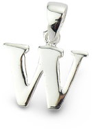 ORIENTAL Silver pendant Letter "W" (Ag 925/1000, 1,17 g) - Charm