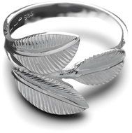 ORIENTAL Stříbrný prsten Listy - Ring