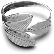 ORIENTAL Stříbrný prsten Listy, vel. 59 - Ring