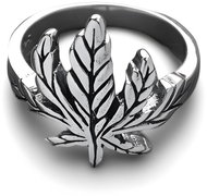 ORIENTAL Stříbrný prsten list - Ring