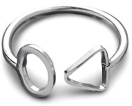 ORIENTAL Stříbrný prsten Play - Ring
