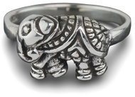 ORIENTAL Stříbrný prsten Slon - Ring
