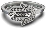 ORIENTAL Stříbrný prsten Ruka Fatimy - Ring