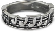 ORIENTAL Stříbrný prsten Noty - Ring