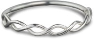 ORIENTAL Stříbrný prsten Pletený, tenký - Ring