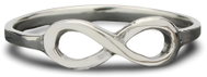 ORIENTAL Silver ring Infinity, size 51 - Ring