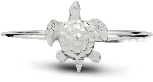 ORIENTAL Silver ring Turtle, size 56 - Ring - Main image