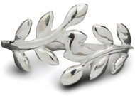 ORIENTAL Silver ring Ratolest, size 54 - Ring