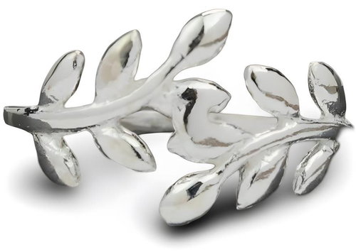 ORIENTAL Silver ring Ratolest, size 59 - Ring - Main image