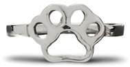 ORIENTAL Silver ring Paw, size 51 - Ring