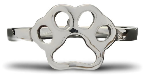 ORIENTAL Silver paw ring, size 56 - Ring - Main image