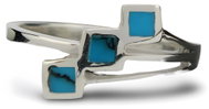 ORIENTAL Silver ring, turquoise, size 51 - Ring