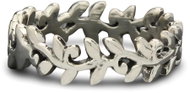ORIENTAL Silver ring Twig, size 51 - Ring