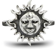 ORIENTAL Silver ring Sun, size 54 - Ring