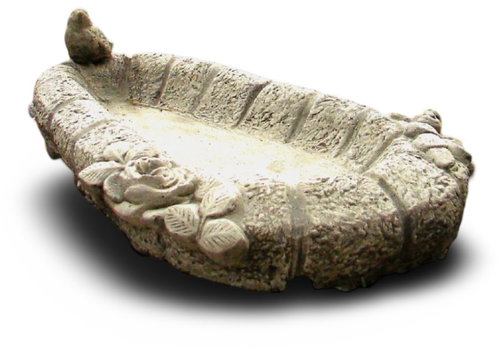 ORIENTAL Garden concrete decoration Pool for birds - Garden Decoration - Main image
