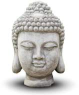 ORIENTAL Garden concrete decoration Buddha head - Garden Decoration
