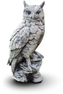 ORIENTAL Garden concrete decoration Owl on stone - Garden Decoration