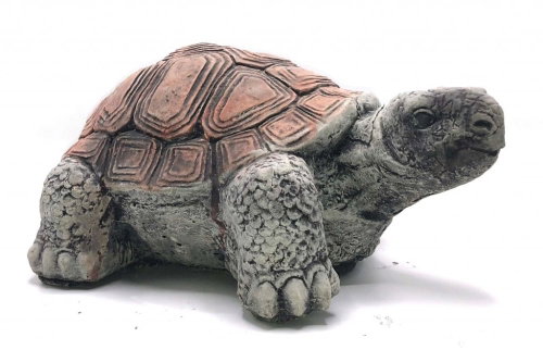 ORIENTAL Garden concrete decoration Turtle red big - Garden Decoration - Main image