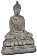 ORIENTAL Garden concrete decoration Buddha meditating on lotus - Dhyana Mudra - Garden Decoration