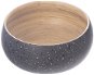 ORION Miska 14 cm servírovací šedá, točený bambus - Miska