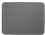 ORION Odkvapkávač 40 × 30,5 × 0,5 cm sivý, termopl. guma - Odkvapkávač na riad