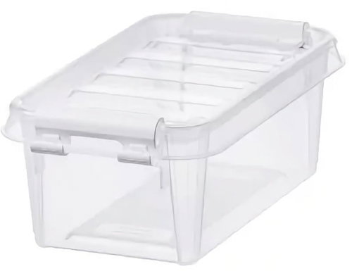 ORTHEX CLASSIC Aufbewahrungsbox 0,3 l, 6 × 15 × 9 cm, weiße Clips - Aufbewahrungsbox - Hauptbild