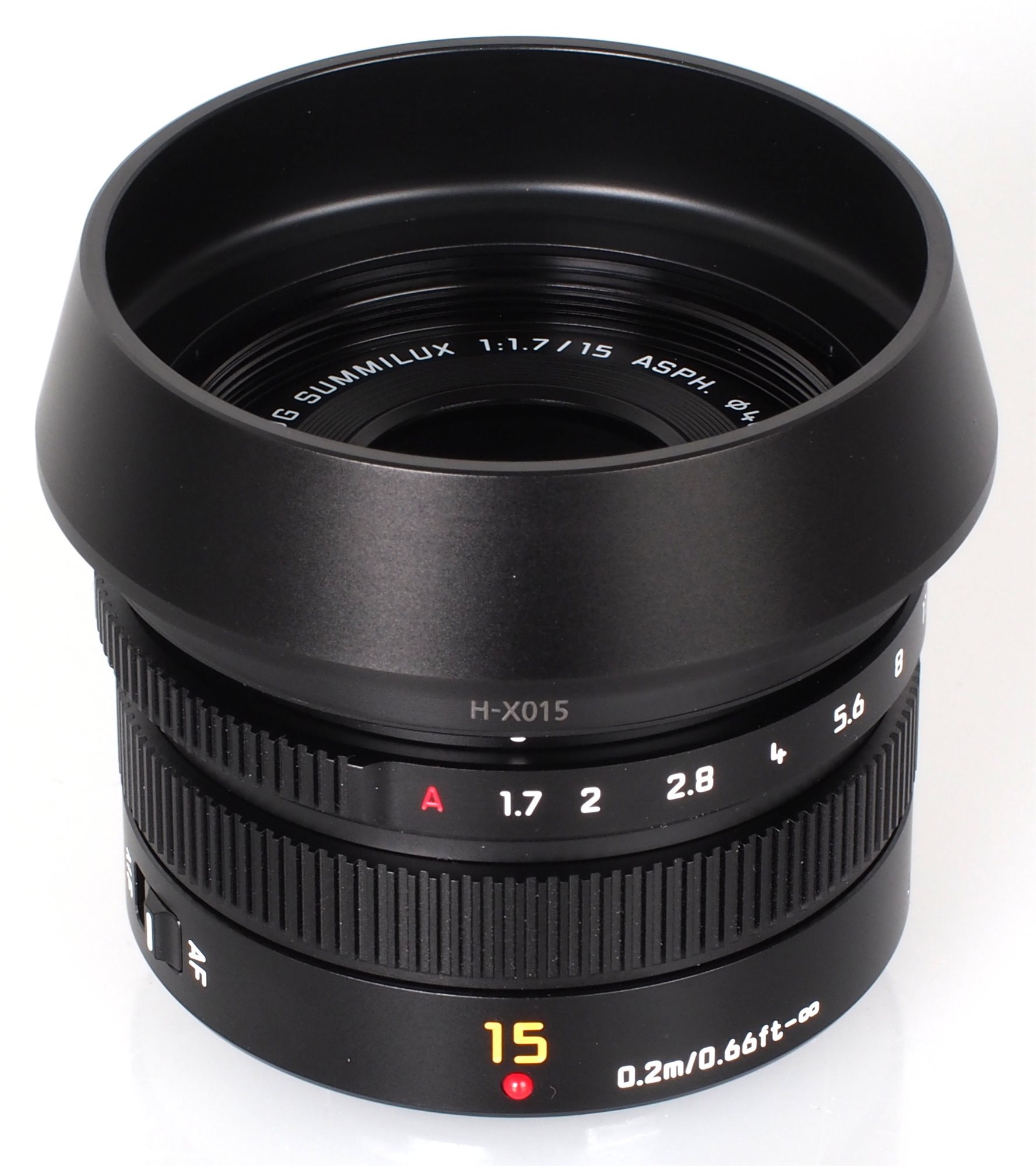 Panasonic Leica DG Summilux 15mm F1,7 ASPH black - Lens