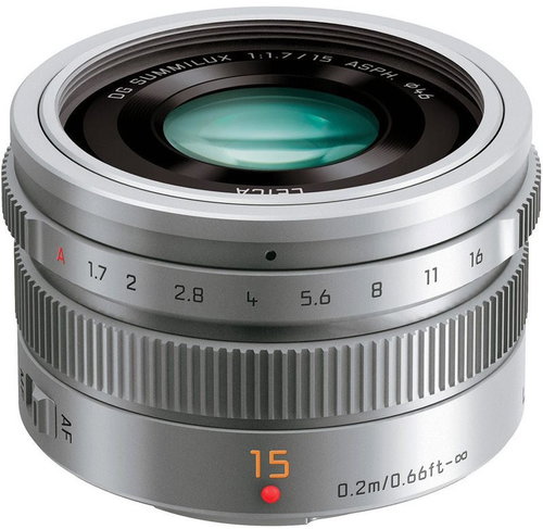 Panasonic Leica DG Summilux 15mm F1.7 ASPH silver - Lens - Main image