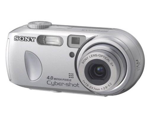 Sony CyberShot DSC-P73/S - stříbrný, 4.23 mil. bodů, optický / digitální zoom 3x / až 12x - Digital Camera - Main image