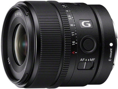 Sony E 15 mm F1,4 G Hauptbild Sony E 15 mm F1,4 G - Objektiv - Hauptbild