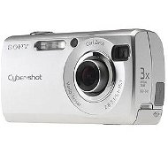 Sony CyberShot DSC-S40 - stříbrný, 4.23 mil. bodů, optický / digitální zoom 3x / až 10x, 32 MB inter - Digital Camera
