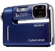 Sony CyberShot DSC-F88/S - modrý, Super HAD 5.25 mil. bodů, optický / smart zoom 3x / až 12x - Digitální fotoaparát