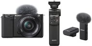Sony Alpha ZV-E10 + 16-50mm f/3.5-5.6 + Grip GP-VPT2BT + Microphone ECM-W2BT - Digital Camera
