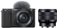 Sony Alpha ZV-E10 Vlogging Camera + 16-50mm f/3.5-5.6 + 10-18mm f/4.0 - Digital Camera