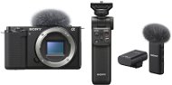 Sony Alpha ZV-E10 telo + Grip GP-VPT2BT + Mikrofón ECM-W2BT - Digitálny fotoaparát