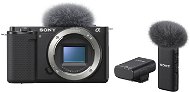 Sony Alpha ZV-E10 telo + Mikrofón ECM-W2BT - Digitálny fotoaparát