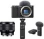 Sony Alpha ZV-E10 Body + 10-18mm f/4.0 + Grip GP-VPT2BT + Microphone ECM-W2BT - Digital Camera