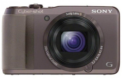 Sony CyberShot DSC-HX20V brown - Digital Camera - Main image