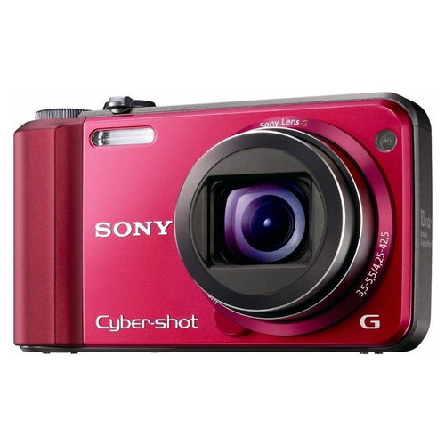 SONY CyberShot DSC-H70R red Main image SONY CyberShot DSC-H70R red - Digital Camera - Main image