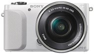Sony NEX-3NL bílý + objektiv 16-50mm  - Digitální fotoaparát