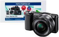 Sony Alpha A5000 black + 16-50mm lens + Alza Photo Starter Kit - Digital Camera