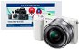Sony Alpha A5000 biely + objektív 16–50 mm + Alza Foto Starter Kit - Digitálny fotoaparát