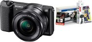 Sony Alpha A5100 čierny + objektív 16–50 mm + Alza Foto Starter Kit - Digitálny fotoaparát