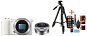 Sony Alpha A5100 fehér + 16-50 mm-es objektív + Rollei Photo Starter Kit 2 - Digitális fényképezőgép