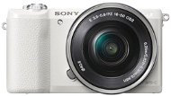 Sony Alpha A5100 + white + 16-50 mm lens 20 mm F1.8 - Digital Camera