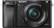 Sony Alpha A6000 + E PZ 16–50 mm f/3,5–5,6 OSS fekete - Digitális fényképezőgép