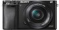 Sony Alpha A6000 fekete + E PZ 16–50 mm f/3,5–5,6 OSS + E 55–210 mm f/4,5–6,3 OSS - Digitális fényképezőgép